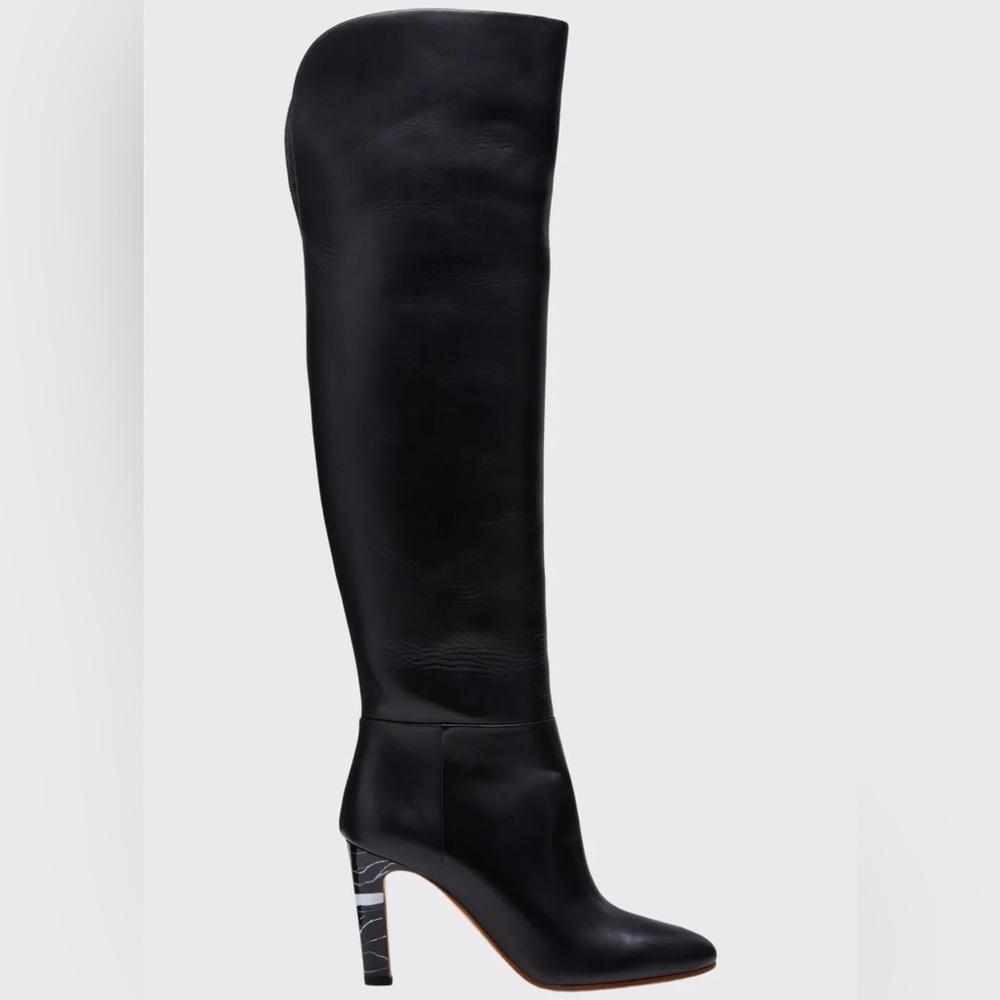 Gabriela Hearst Linda Black Over the Knee Boots - Size 39.5 - New